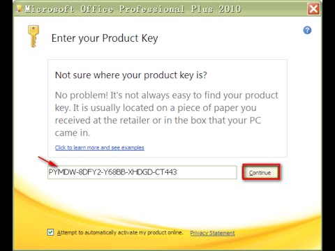 how can i find my product key for office 2007
